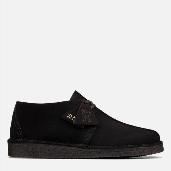 Men\'s Clarks Desert Trek Originals Vintage Suede Black Sz 8 main image 6